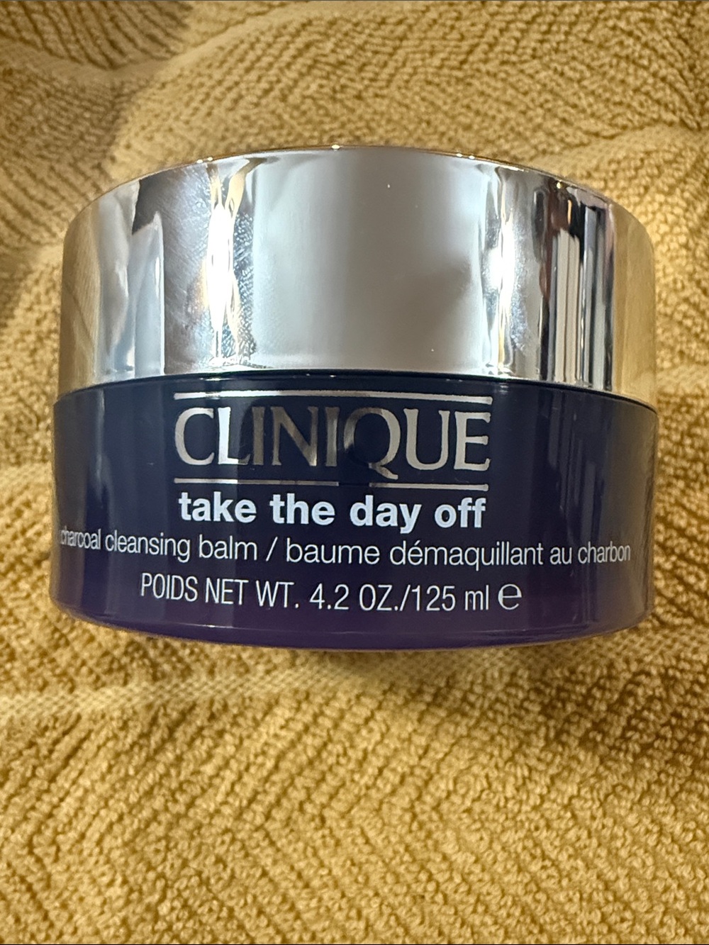 Clinique Take The Day Off Charcoal Cleansing Balm - Navy Blue & Silver